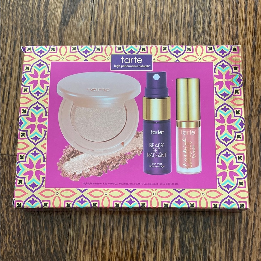 Tarte Radiant Makeup Set - Gold and Purple